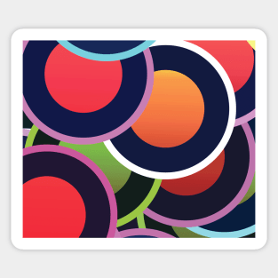 Happy Circle Series - Happy Five Sticker